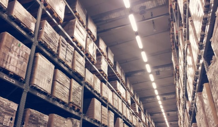 freight warehouse during peak shipping season