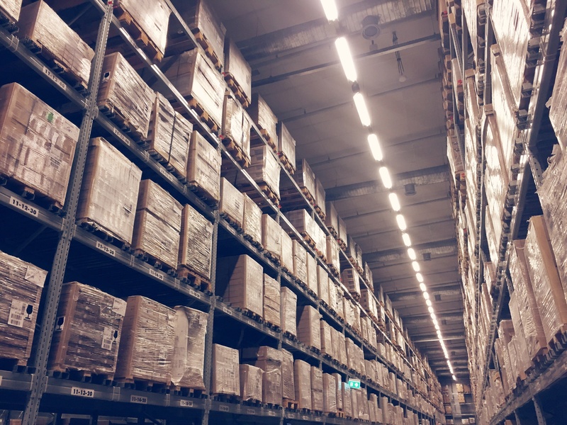 freight warehouse during peak shipping season