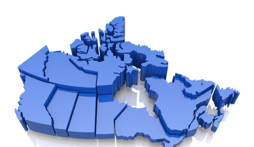 Purolator Coverage Map of Canada