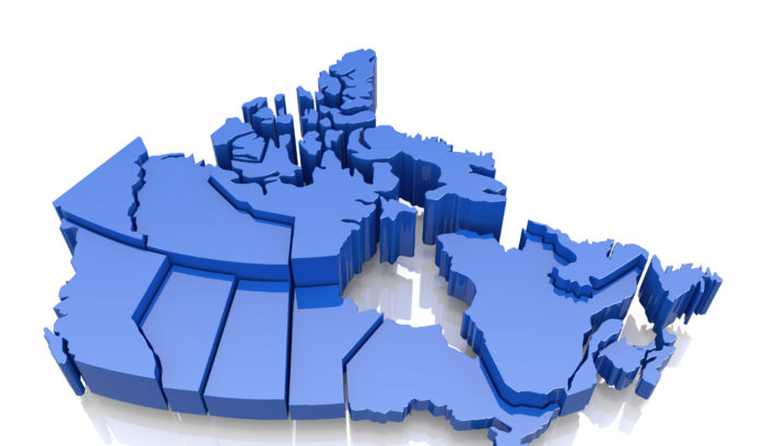 Purolator Coverage Map of Canada