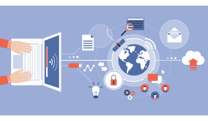 document security, online, laptop