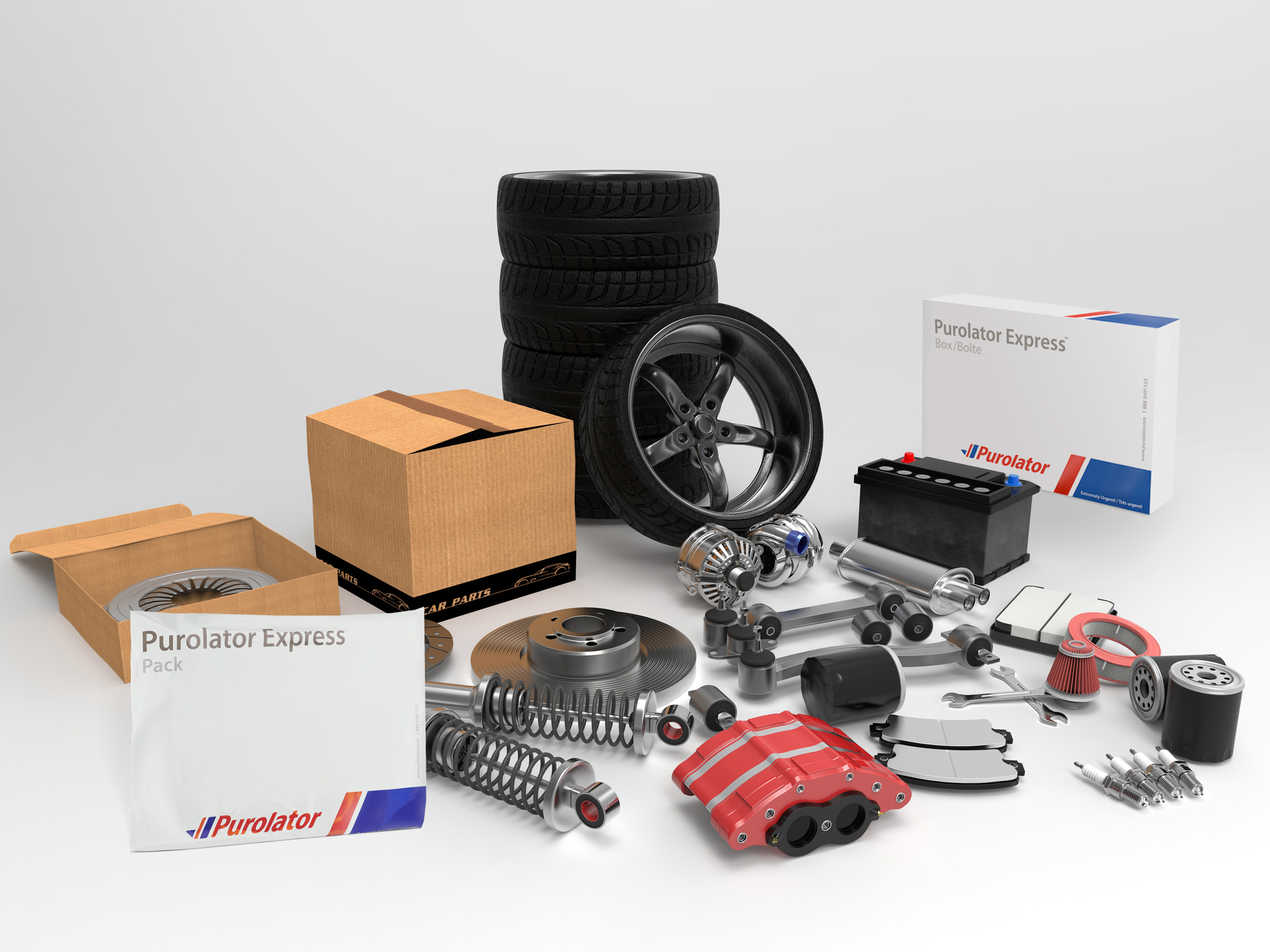 Purolator shipping auto parts and accessories