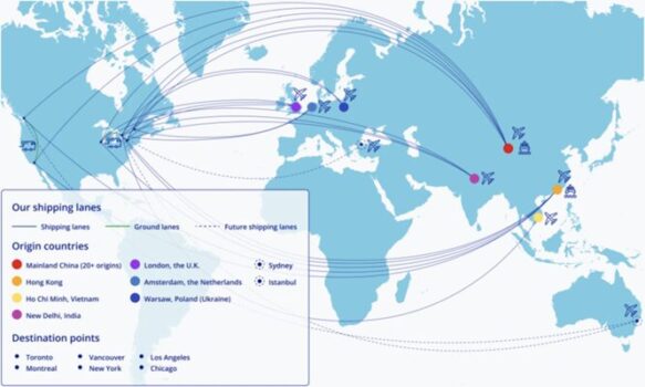 Established and optimized routes