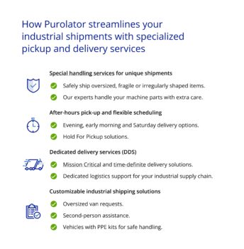 Specialized flexible pickup and delivery services