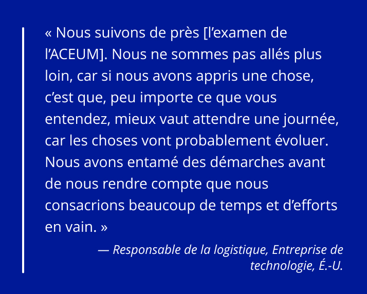 Citation d'une entreprise technologique américaine