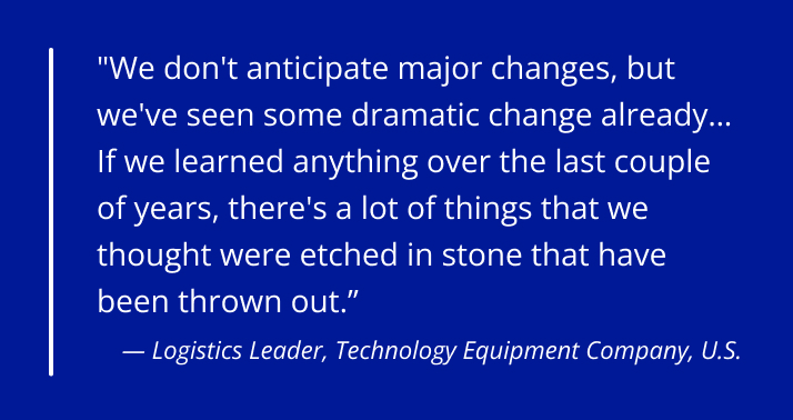 Talk to a technology shipping expert for support