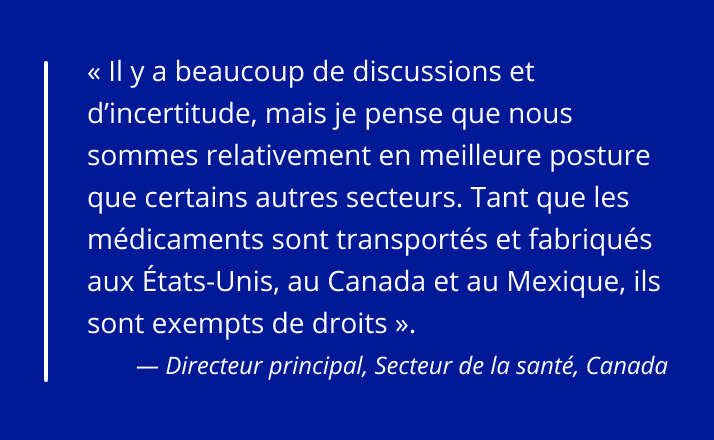 citation d'une entreprise canadienne de soins de santé